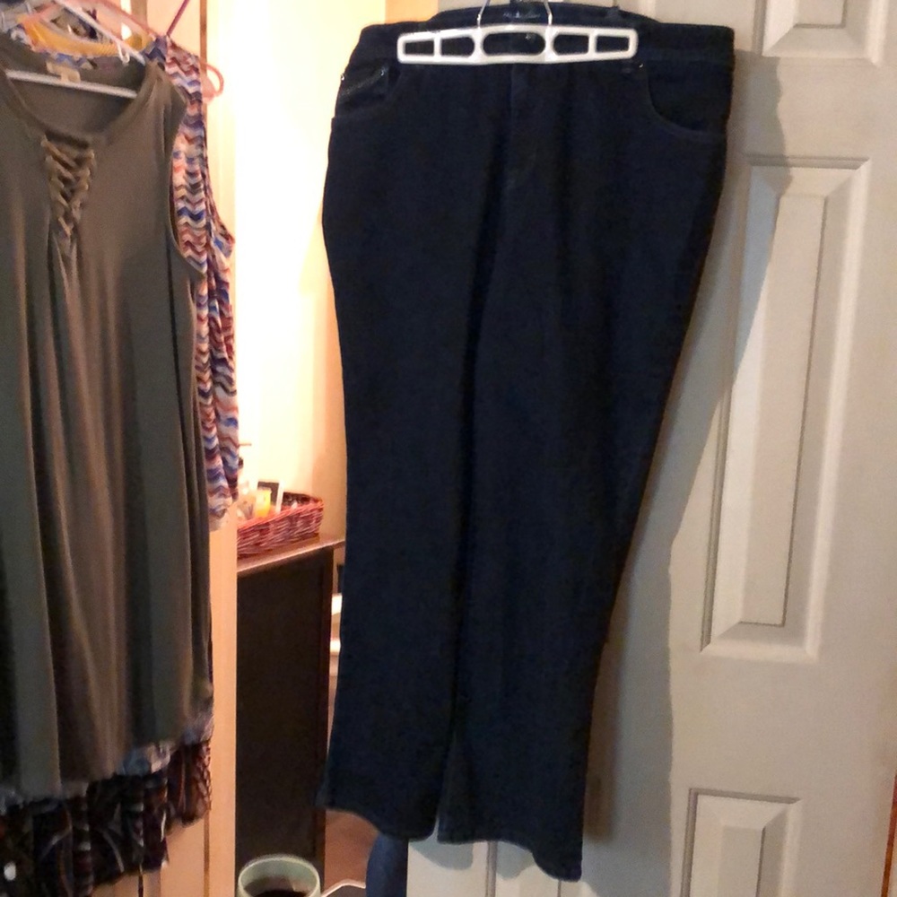Dark denim